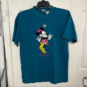 Vintage EUC Rare HTF The Disney Store Minnie Mouse Size Large Cotton T-Shirt.